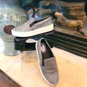 Michael Kors Rhinestone slip on Sneakers size 6.5